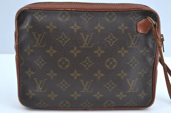 Authentic Louis Vuitton Monogram Pochette Sport Clutch Hand Bag Old Model K5503