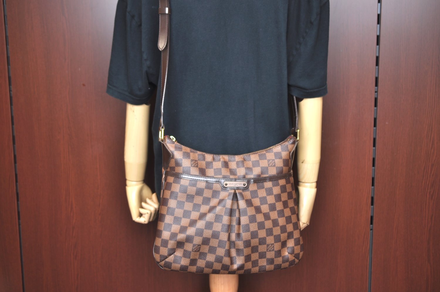 Authentic Louis Vuitton Damier Bloomsbury PM Shoulder Cross Bag N42251 LV K5507