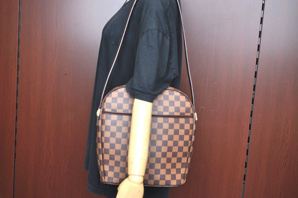 Authentic Louis Vuitton Damier Ipanema GM Shoulder Cross Bag N51292 LV K5509