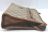 Authentic GUCCI Clutch Hand Bag Purse GG Plus PVC Leather Brown Junk K5510