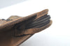 Authentic GUCCI Clutch Hand Bag Purse GG Plus PVC Leather Brown Junk K5510