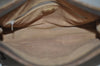 Authentic GUCCI Clutch Hand Bag Purse GG Plus PVC Leather Brown Junk K5510