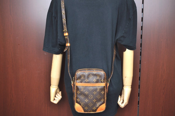 Authentic Louis Vuitton Monogram Danube Shoulder Cross Body Bag M45266 LV K5542