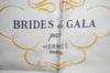 Authentic HERMES Carre 90 Scarf "BRIDES DE GALA" Silk Navy Blue K5552