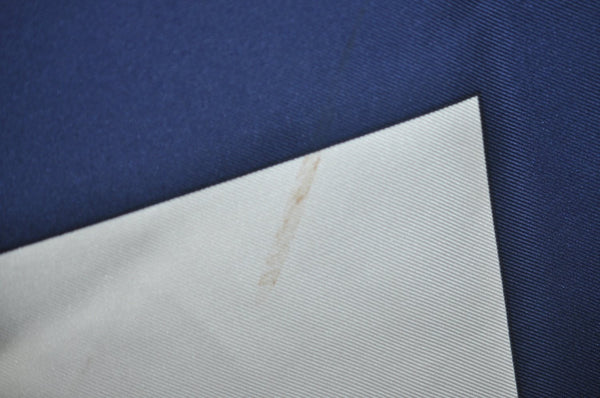 Authentic HERMES Carre 90 Scarf "BRIDES DE GALA" Silk Navy Blue K5552