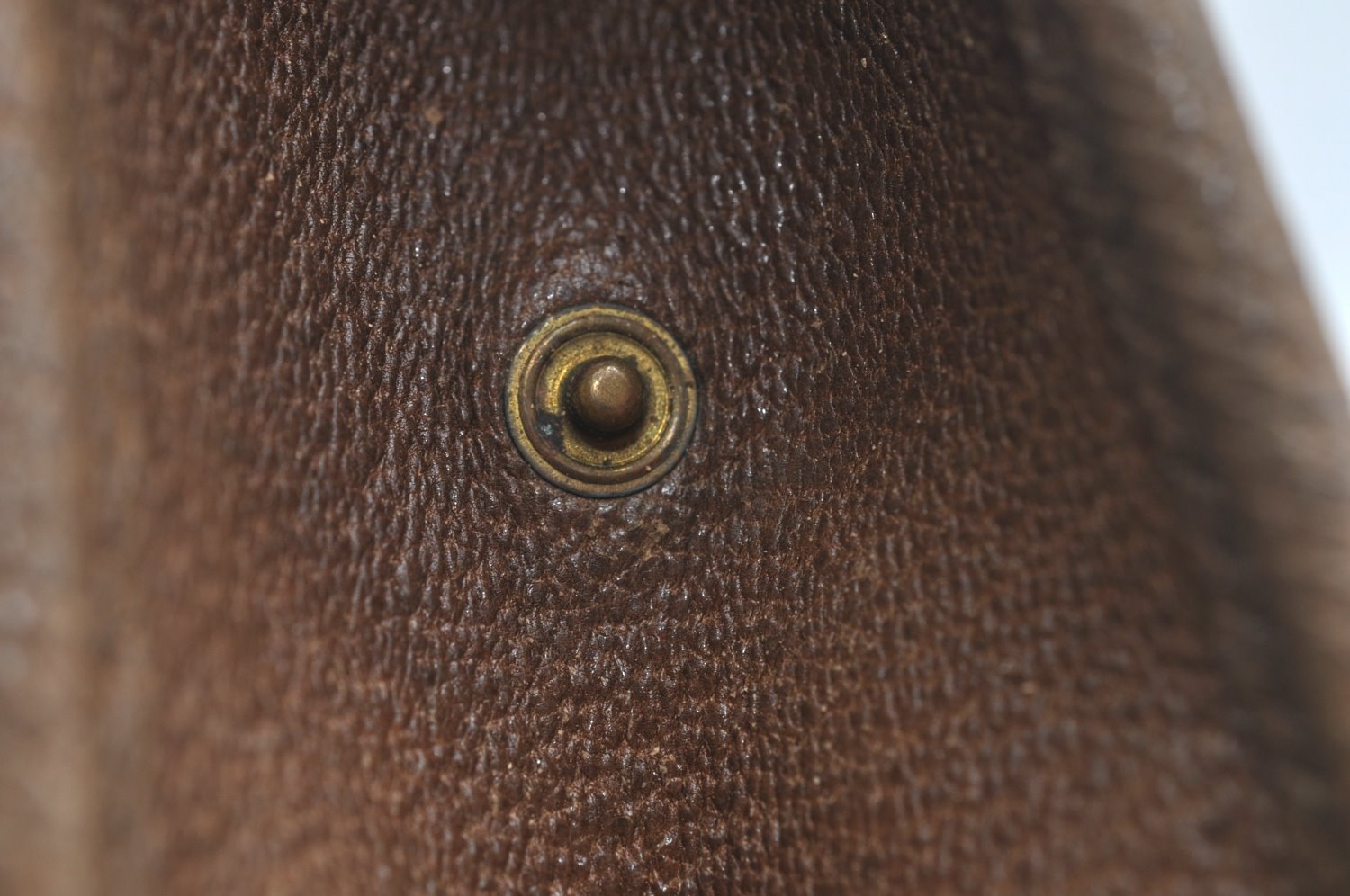 Authentic GUCCI GG Plus Clutch Hand Bag Purse PVC Leather Brown K5556