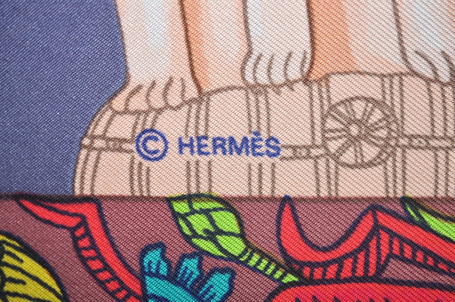 Authentic HERMES Carre 90 Scarf 
