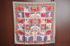 Authentic HERMES Carre 90 Scarf "TORANA" Silk Purple Beige K5557