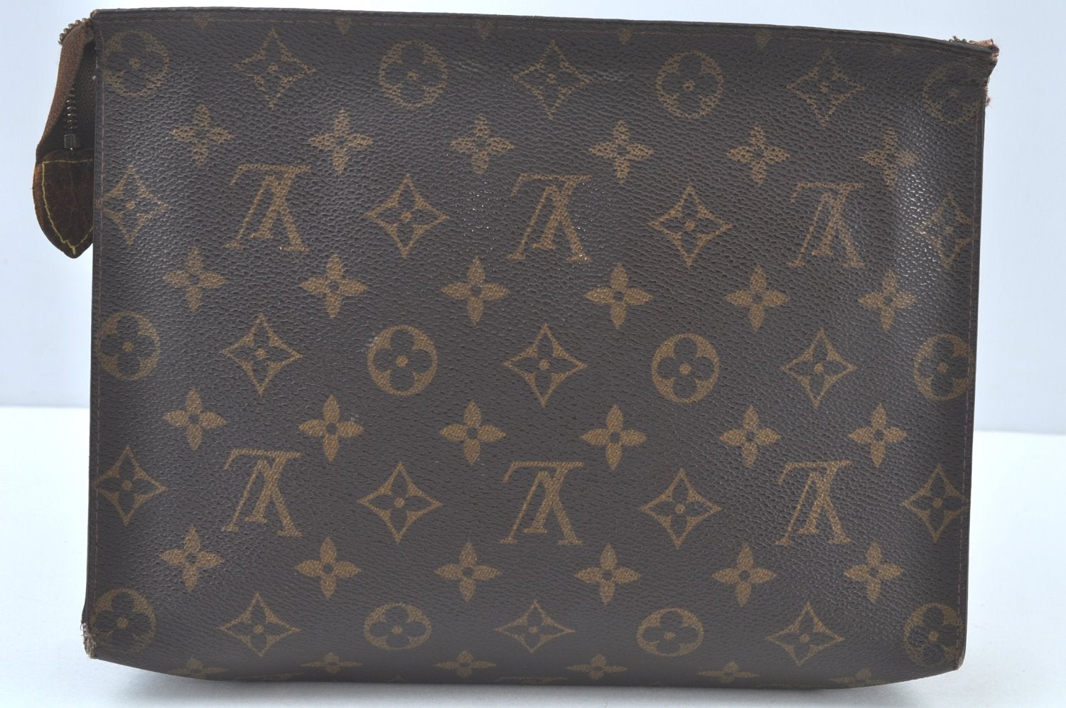 Louis Vuitton Monogram Poche Toilette 26 Cosmetics Pouch Old Model LV Junk K5566