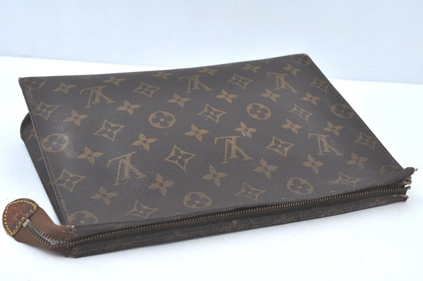 Louis Vuitton Monogram Poche Toilette 26 Cosmetics Pouch Old Model LV Junk K5566