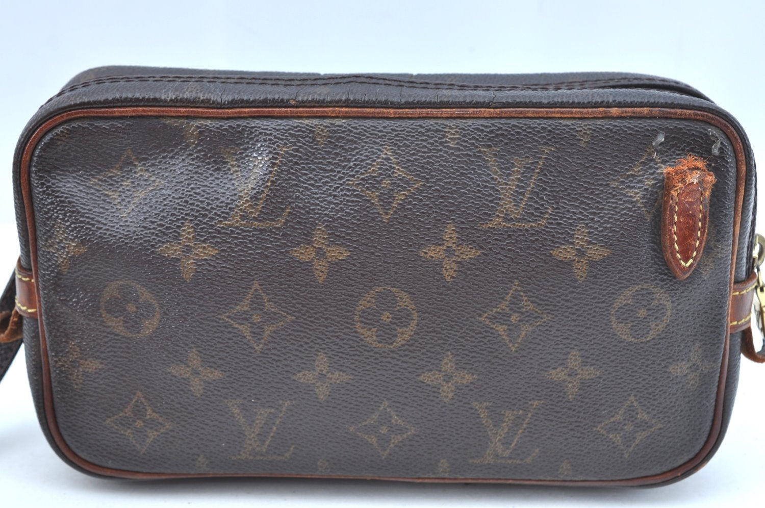 Auth Louis Vuitton Monogram Marly Bandouliere Shoulder Cross Bag LV Junk K5567