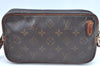 Auth Louis Vuitton Monogram Marly Bandouliere Shoulder Cross Bag LV Junk K5567
