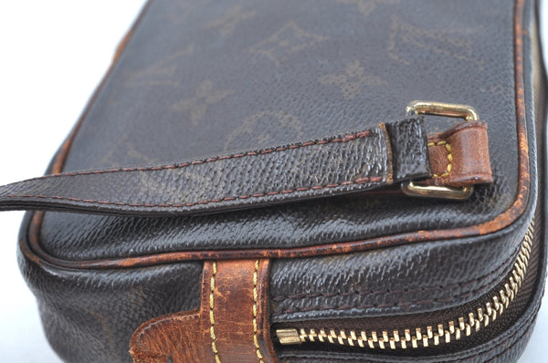 Auth Louis Vuitton Monogram Marly Bandouliere Shoulder Cross Bag LV Junk K5567