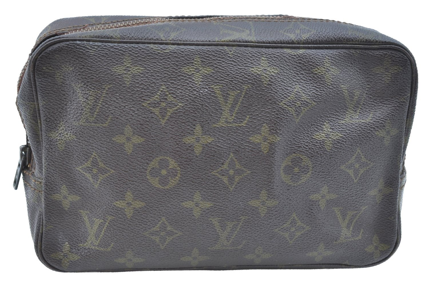 Auth Louis Vuitton Monogram Trousse Toilette 23 Clutch Bag Old Model Junk K5571