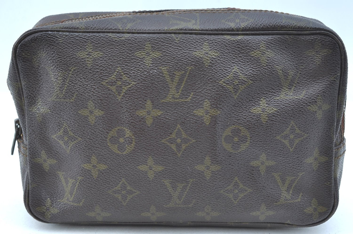 Auth Louis Vuitton Monogram Trousse Toilette 23 Clutch Bag Old Model Junk K5571