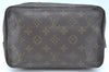 Auth Louis Vuitton Monogram Trousse Toilette 23 Clutch Bag Old Model Junk K5571