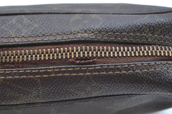 Auth Louis Vuitton Monogram Trousse Toilette 23 Clutch Bag Old Model Junk K5571