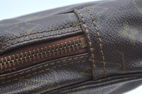 Auth Louis Vuitton Monogram Trousse Toilette 23 Clutch Bag Old Model Junk K5571