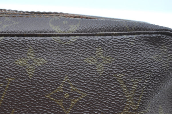 Auth Louis Vuitton Monogram Trousse Toilette 23 Clutch Bag Old Model Junk K5571