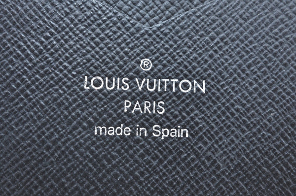 Authentic Louis Vuitton Monogram Eclipse Folio iPhone 7 8 Case M62640 LV K5578