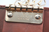 Authentic GUCCI Micro GG Guccissima Leather Key Case 268833 Pink K5583