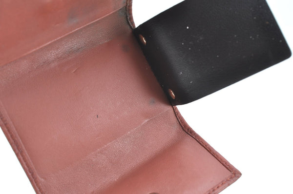 Authentic GUCCI Micro GG Guccissima Leather Key Case 268833 Pink K5583