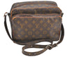 Authentic Louis Vuitton Monogram Nile Shoulder Cross Body Bag Old Model LV K5589