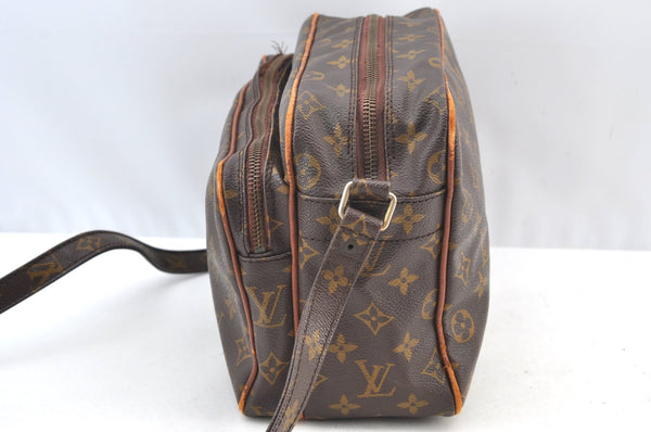 Authentic Louis Vuitton Monogram Nile Shoulder Cross Body Bag Old Model LV K5589