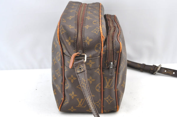 Authentic Louis Vuitton Monogram Nile Shoulder Cross Body Bag Old Model LV K5589