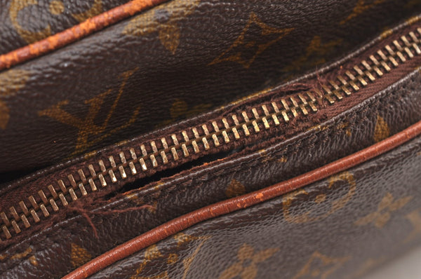 Authentic Louis Vuitton Monogram Nile Shoulder Cross Body Bag Old Model LV K5589