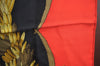 Authentic HERMES Carre 90 Scarf "TAHITI" Silk Red Gold Black K5596