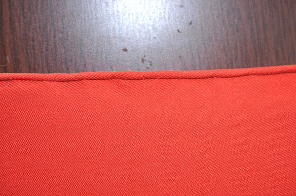 Authentic HERMES Carre 90 Scarf "TAHITI" Silk Red Gold Black K5596