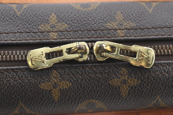 Authentic Louis Vuitton Monogram Deauville Hand Bag M47270 LV K5598