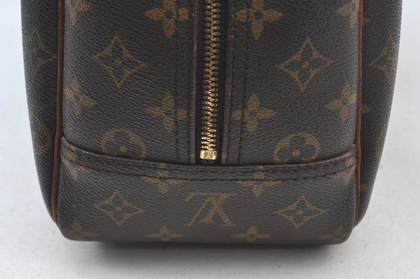 Authentic Louis Vuitton Monogram Deauville Hand Bag M47270 LV K5598