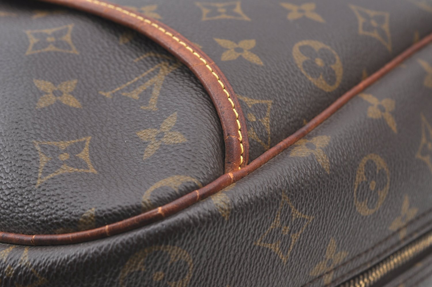 Authentic Louis Vuitton Monogram Deauville Hand Bag M47270 LV K5598