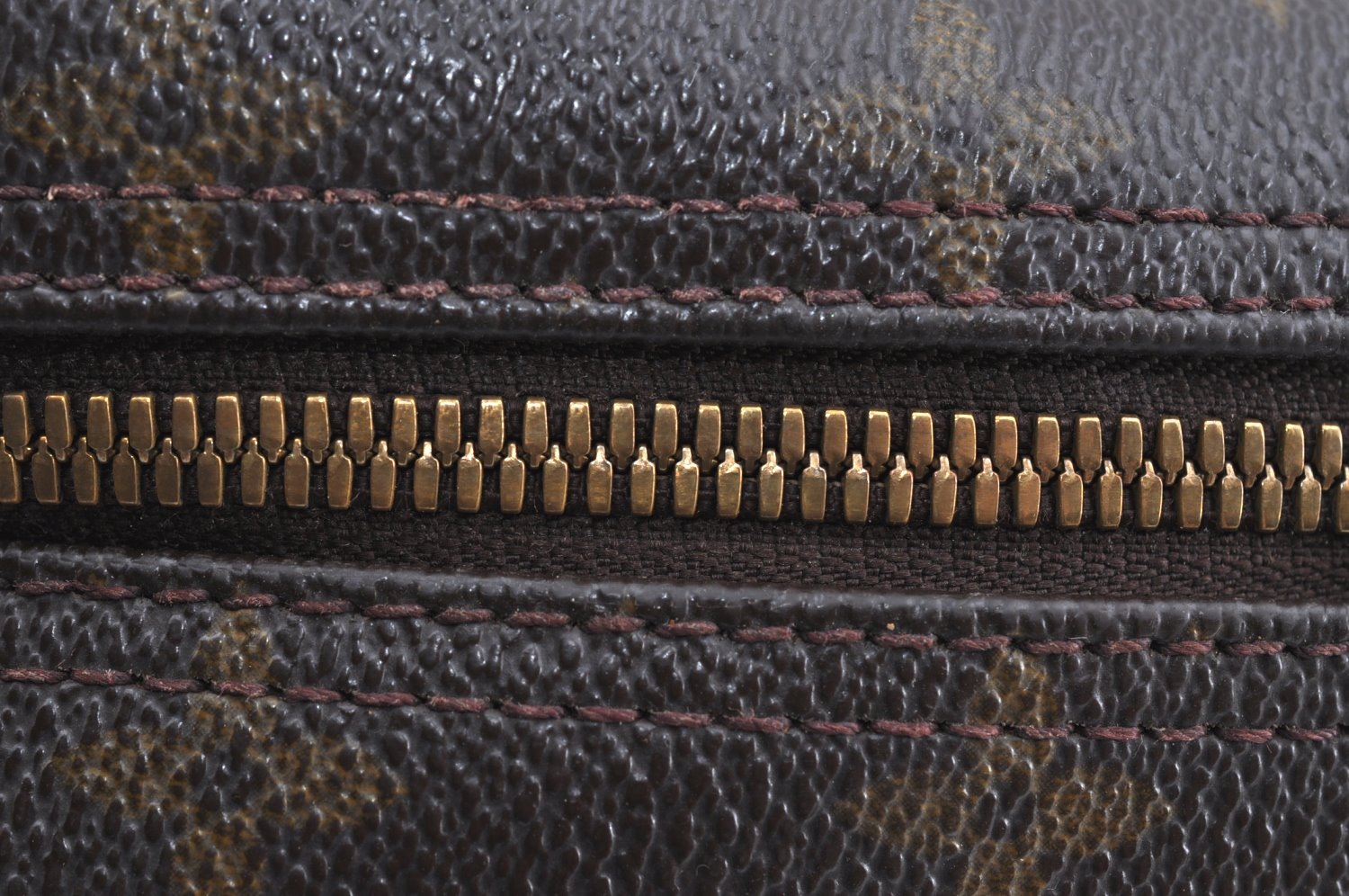 Authentic Louis Vuitton Monogram Deauville Hand Bag M47270 LV K5599