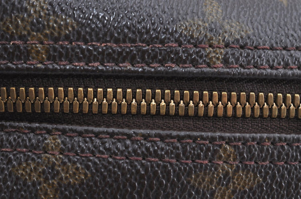 Authentic Louis Vuitton Monogram Deauville Hand Bag M47270 LV K5599