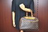 Authentic Louis Vuitton Monogram Deauville Hand Bag M47270 LV K5599