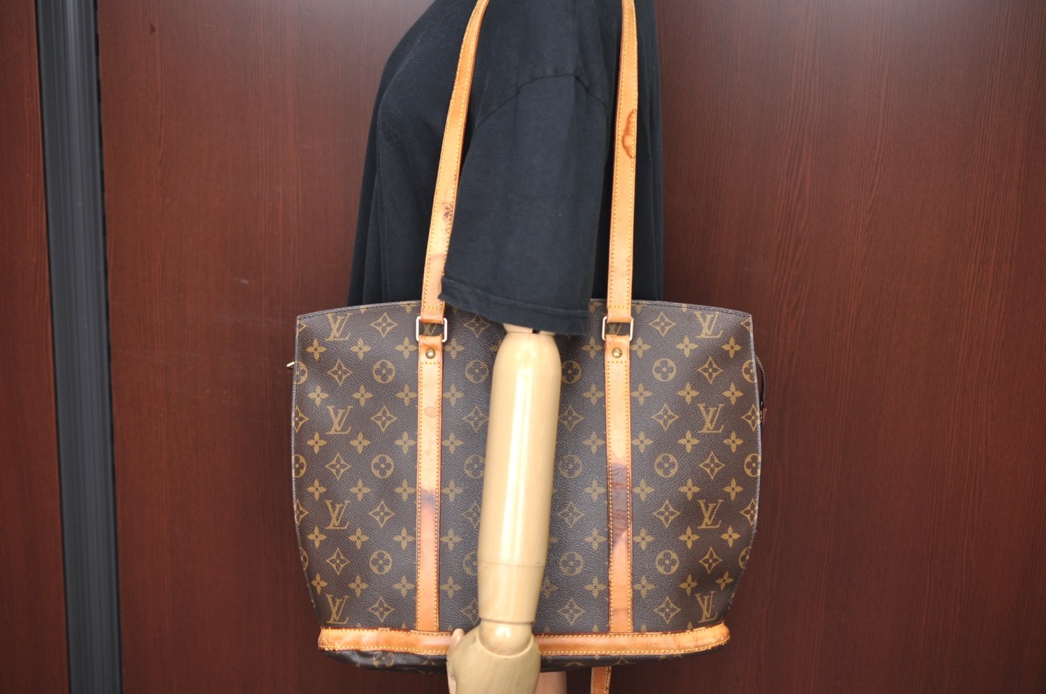 Authentic Louis Vuitton Monogram Babylone Shoulder Tote Bag M51102 LV Junk K5600