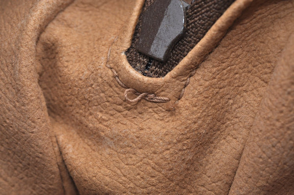 Authentic GUCCI Centennial Line Shoulder Cross Bag PVC Leather Brown Junk K5603