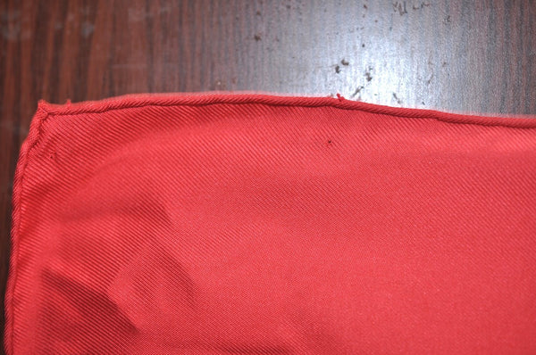 Authentic HERMES Carre 90 Scarf "BRIDES de GALA par" Silk Red K5608