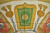 Authentic HERMES Carre 90 Scarf "Poste et Cavalerie" Silk Light Yellow K5610