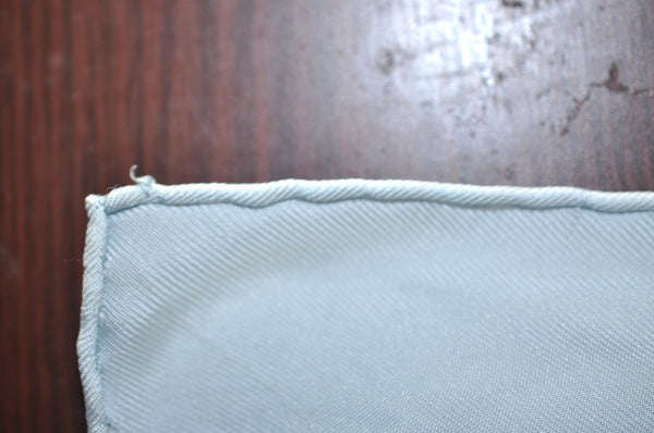 Authentic HERMES Carre 90 Scarf "BRIDES de GALA par" Silk Light Blue K5617