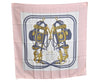 Authentic HERMES Carre 90 Scarf "BRIDES de GALA par" Silk Light Pink K5618