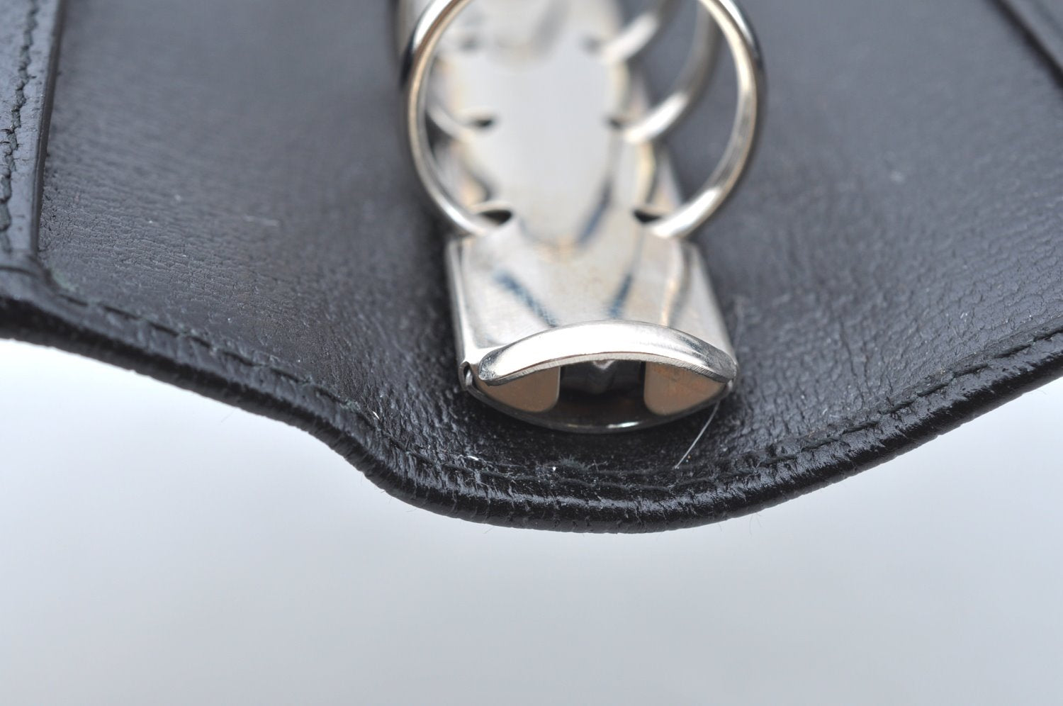 Authentic GUCCI Note Book Day Planner Cover 2003 Leather 115241 Black Box K5620