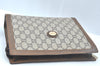 Authentic GUCCI GG Plus Clutch Hand Bag Purse PVC Leather Brown Junk K5622