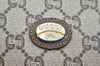 Authentic GUCCI GG Plus Clutch Hand Bag Purse PVC Leather Brown Junk K5622