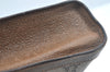 Authentic GUCCI GG Plus Clutch Hand Bag Purse PVC Leather Brown Junk K5622