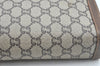 Authentic GUCCI GG Plus Clutch Hand Bag Purse PVC Leather Brown Junk K5622