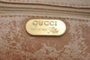 Authentic GUCCI GG Plus Clutch Hand Bag Purse PVC Leather Brown Junk K5622